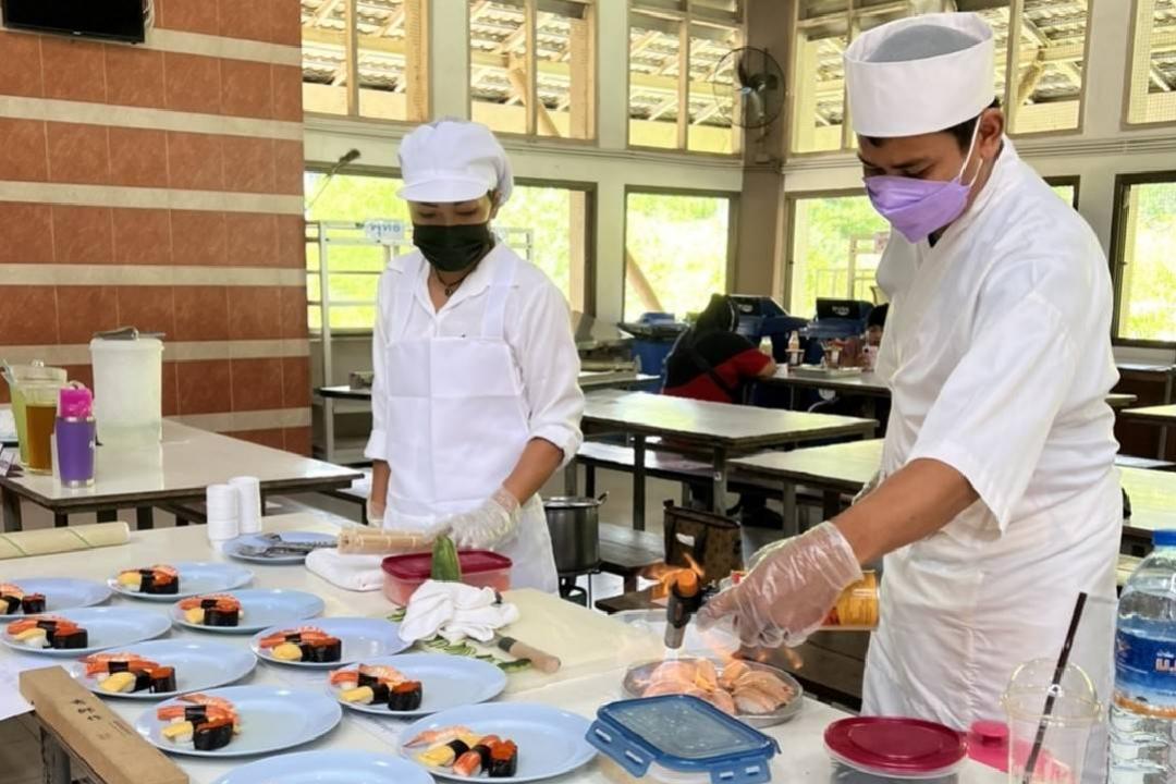 บรรยากาศการคัดเลือกผู้ประกอบการศูนย์อาหาร 1 ประจำปีการศึกษา 2565 ณ วิทยาเขตสงขลา 
